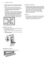 Preview for 8 page of Bosch DKE956STW Operation And Installation Instruction