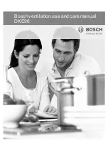 Preview for 1 page of Bosch DKE96 Use And Care Manual