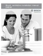 Предварительный просмотр 1 страницы Bosch DKE9605PUC Installation Manual