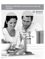 Bosch DKE9605PUC Use And Care Manual предпросмотр