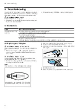 Предварительный просмотр 8 страницы Bosch DLN54AA70A User Manual And Installation Instructions