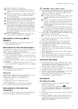 Preview for 17 page of Bosch DRC99PS20 User Manual And Assembly Instructions