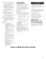 Preview for 5 page of Bosch Dryer Installation And Operating Instructions Manual