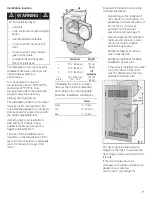 Preview for 7 page of Bosch Dryer Installation And Operating Instructions Manual