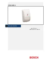 Bosch DS308EA Installation Manual preview