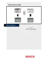 Предварительный просмотр 1 страницы Bosch DS7400XiV4-EXP User Manual