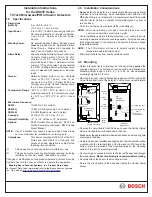 Предварительный просмотр 1 страницы Bosch DS835 Installation Instructions