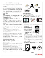 Bosch DS924iPET Installation Instructions предпросмотр