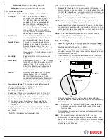 Bosch DS9360 TriTech Installation Instructions preview