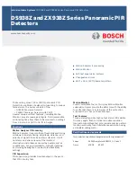 Bosch DS938Z Series Quick Manual preview