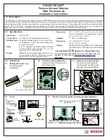 Bosch DS940P Installation Instructions preview