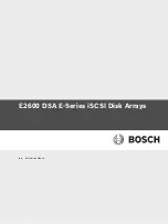 Bosch DSA E Series Installation Manual preview