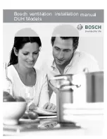 Bosch DUH30152UC Installation Manual preview