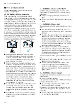 Preview for 10 page of Bosch DUL60AF24 User Manual And Installation Instructiions