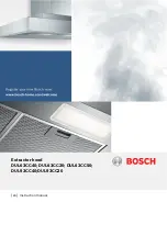 Bosch DUL63CC20 Instruction Manual preview