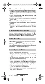 Предварительный просмотр 4 страницы Bosch DUS 20 plus Operating Instructions Manual