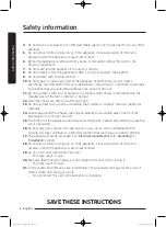 Preview for 6 page of Bosch DV52J8060E series User Manual