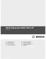 Preview for 1 page of Bosch DVA-12T Quick Installation Manual