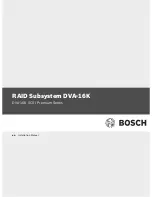 Preview for 1 page of Bosch DVA-16K SCSI Installation Manual