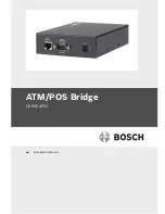 Bosch DVRXEAP01 Installation Manual preview