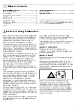 Preview for 3 page of Bosch DWA06D751I Instruction Manual