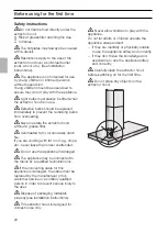 Preview for 20 page of Bosch DWA092450 Operating And Installation Instructions