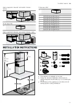 Preview for 11 page of Bosch DWA097E51A Instructions For Installation And Use Manual