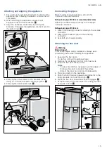 Preview for 15 page of Bosch DWA097E51A Instructions For Installation And Use Manual