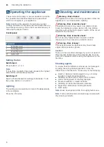 Preview for 6 page of Bosch DWA64BC50B Instructions For Installation And Use Manual