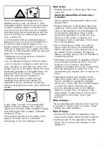 Preview for 3 page of Bosch DWB09W851I Instructions For Installation And Use Manual