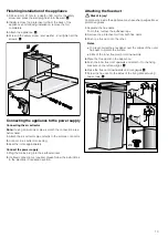 Preview for 13 page of Bosch DWB09W851I Instructions For Installation And Use Manual