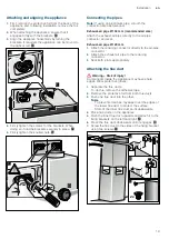 Предварительный просмотр 19 страницы Bosch DWB98JQ50B Instructions For Installation And Use Manual