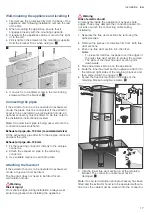 Preview for 17 page of Bosch DWF67KM60 Instructions For Installation And Use Manual