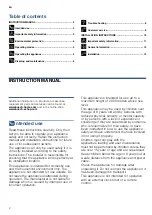 Preview for 2 page of Bosch DWJ97HM60 Instructions For Installation And Use Manual