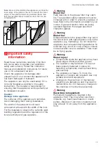 Preview for 11 page of Bosch DWJ97HM60 Instructions For Installation And Use Manual