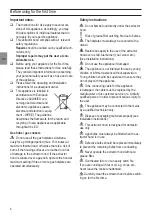 Preview for 4 page of Bosch DWK096651B Operating And Installation Instructions