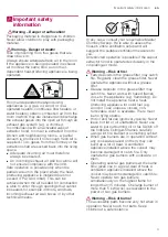 Preview for 3 page of Bosch DWK98PR60/02 Instructions For Installation And Use Manual