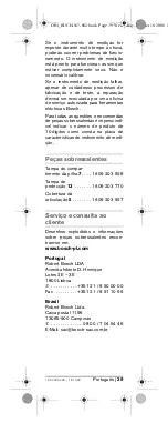 Preview for 38 page of Bosch DWM 40 L PROFESSIONAL Operating Instructions Manual