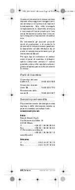 Preview for 45 page of Bosch DWM 40 L PROFESSIONAL Operating Instructions Manual