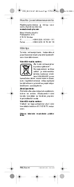 Preview for 77 page of Bosch DWM 40 L PROFESSIONAL Operating Instructions Manual