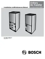 Preview for 1 page of Bosch DX Series Installation And Maintenance Manual