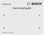 Bosch EasyControl CT200 Quick Install Manual preview