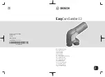 Preview for 1 page of Bosch EasyCurvSander 12 Original Instructions Manual