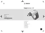 Bosch EasyHammer 12V Original Instructions Manual предпросмотр