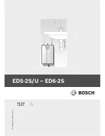 Preview for 1 page of Bosch ED5-2S Instructions For Use Manual