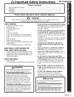 Preview for 3 page of Bosch ELECTRIC FREE-STANDING CONVECTION RANGE Installation Manual