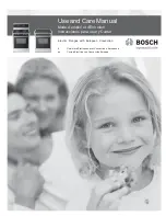 Bosch Electric Ranges with European Convection Use And Care Manual preview