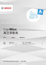 Bosch ErgoMixx MSZV6FS1 Instruction Manual preview