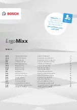 Предварительный просмотр 1 страницы Bosch ErgoMixx Instruction Manual