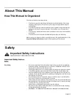 Preview for 3 page of Bosch Evolution HES7152U Use And Care Manual